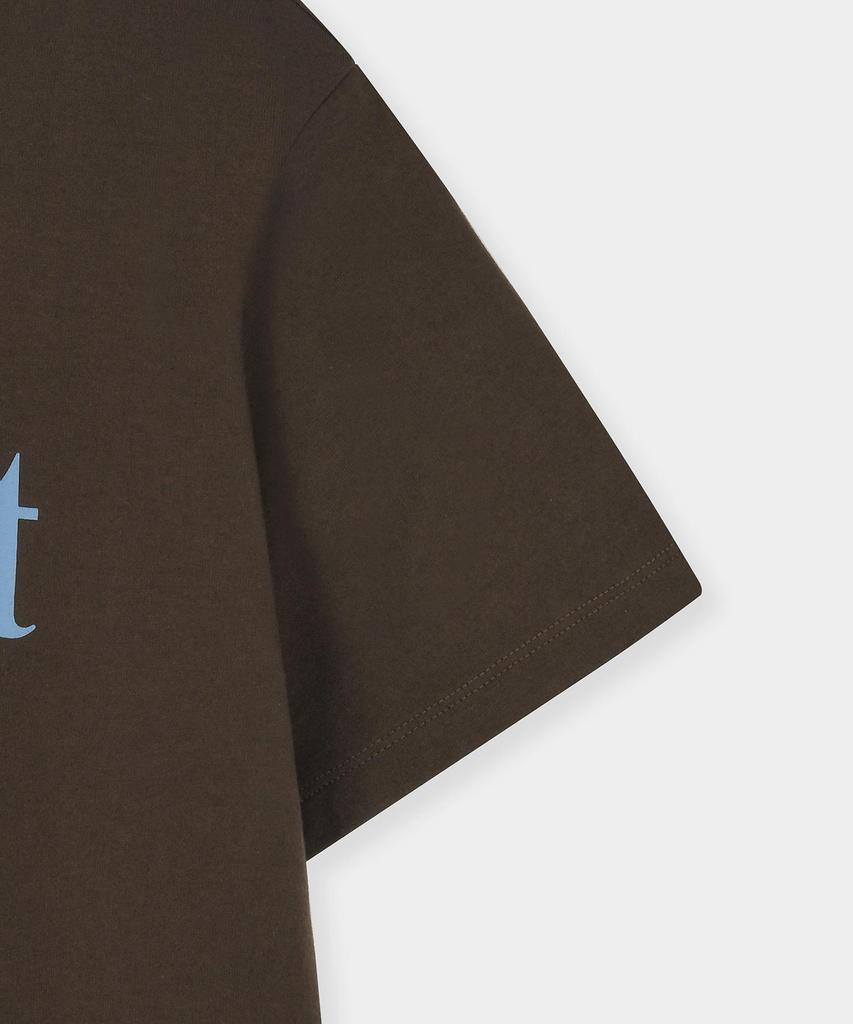 FALLETT Story Logo Essential Short Sleeve Tee Brown