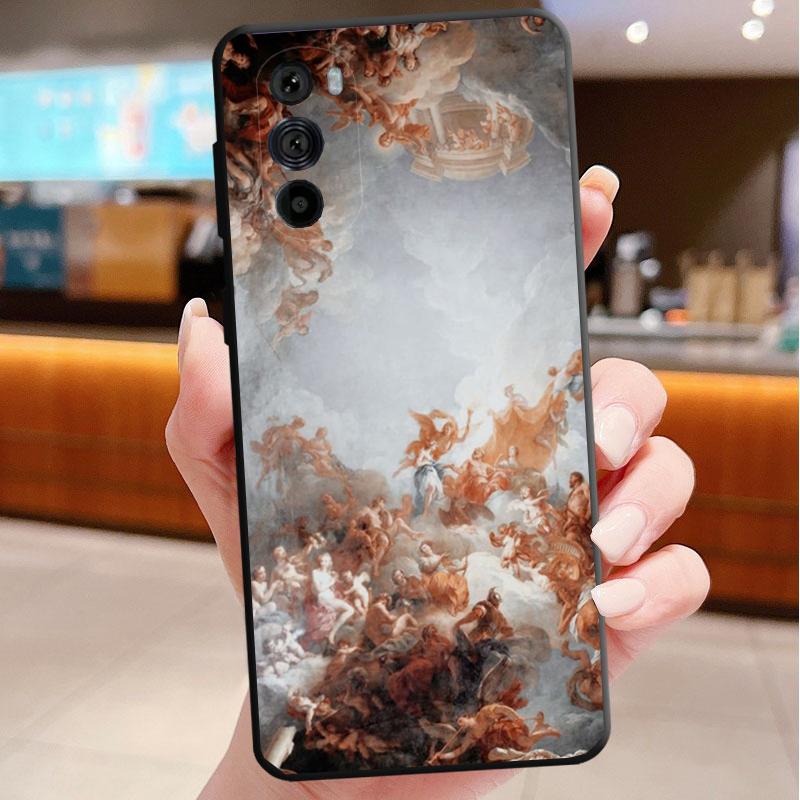 Renaissance art Painting Phone Case For Motorola Edge 60 50 40 Pro 60 50 40 30 Ultra Neo Fusion Moto G Play G Stylus G Carcasas