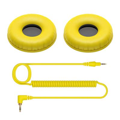 Kabelohrmuscheln für Pioneer DJ Gelb HDJ-CUE1 HC-CP08-Y