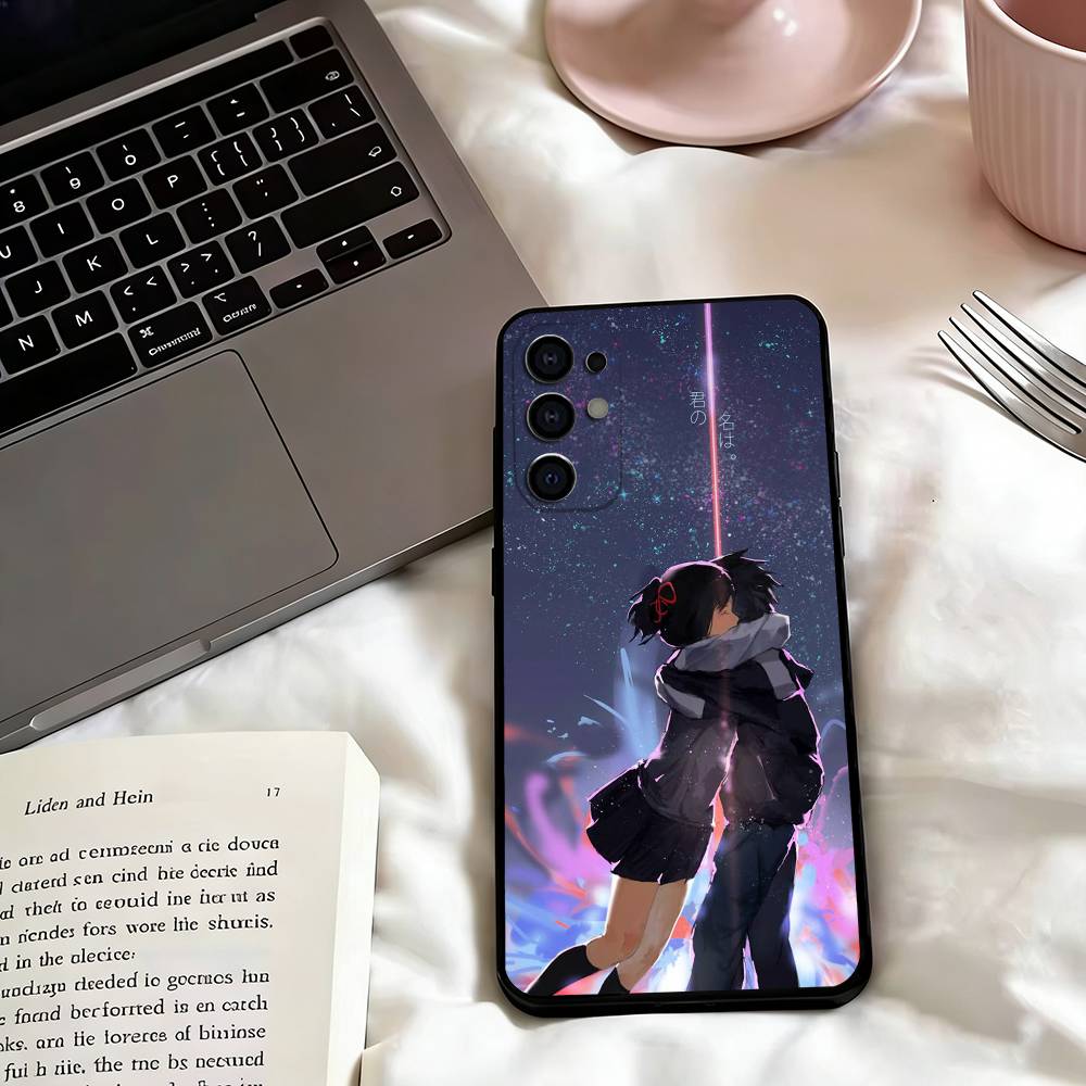 Anime Your N-Name K-Kimi Phone Case For Samsung S25,S24,S21,S22,S23,S30,Ultra,S20,Plus,Fe,Lite,Note,10,Black Cover