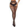 Female Vintage Fishnet Lace Pattern Tights Women Sexy Hollow Out Geometric Jacquard Pantyhose Anti-Pilling Jk Woman Legging