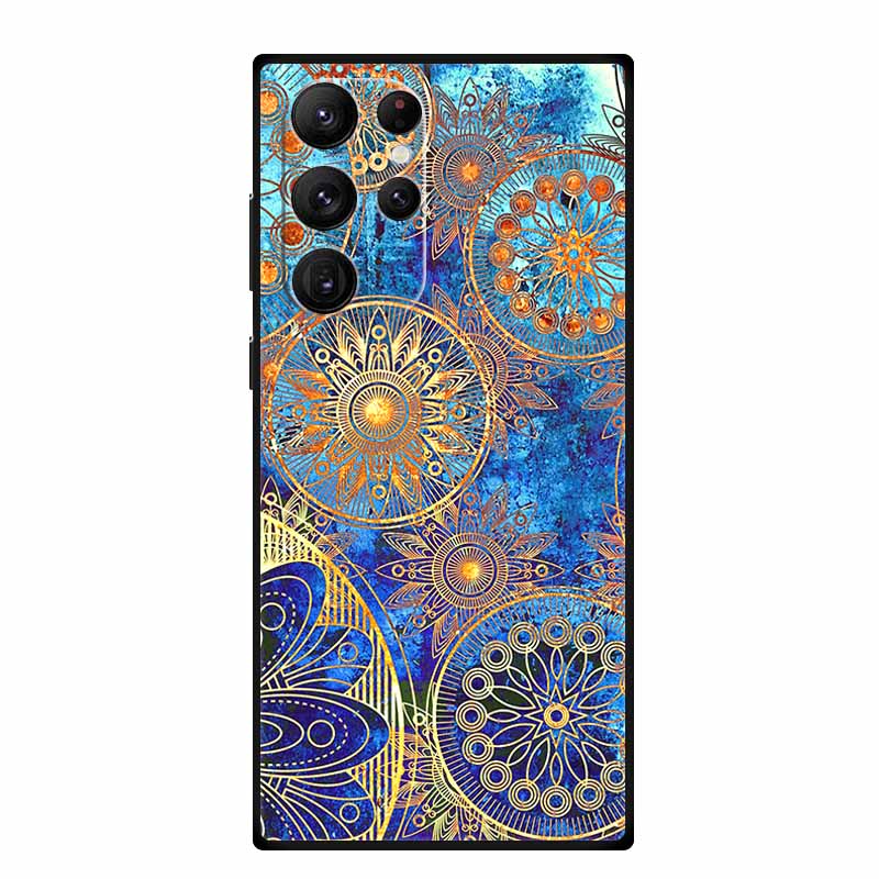 For Samsung S23 Ultra Phone Case Cover S23Ultra Black Silicone Soft Back Case For Samsung Galaxy S22 S23 Ultra Case S 23 Ultra