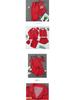 Parent-Child Matching Cotton Pajamas Set - Women's Tank Top & Shorts with Children's 7-Piece Homewear.