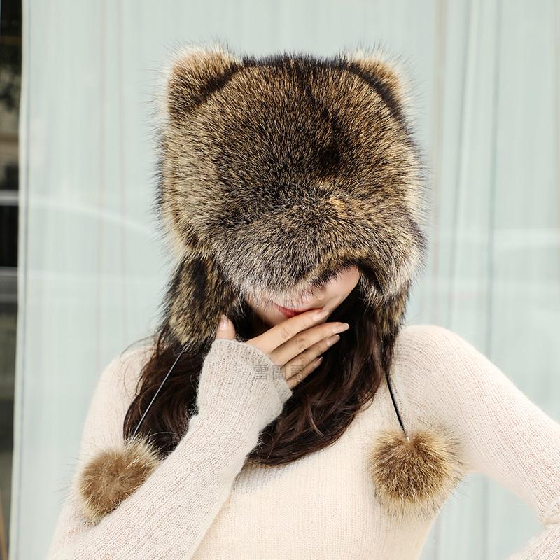 Winter Warm Women Thick Cap Ear Hats Bomber Hat