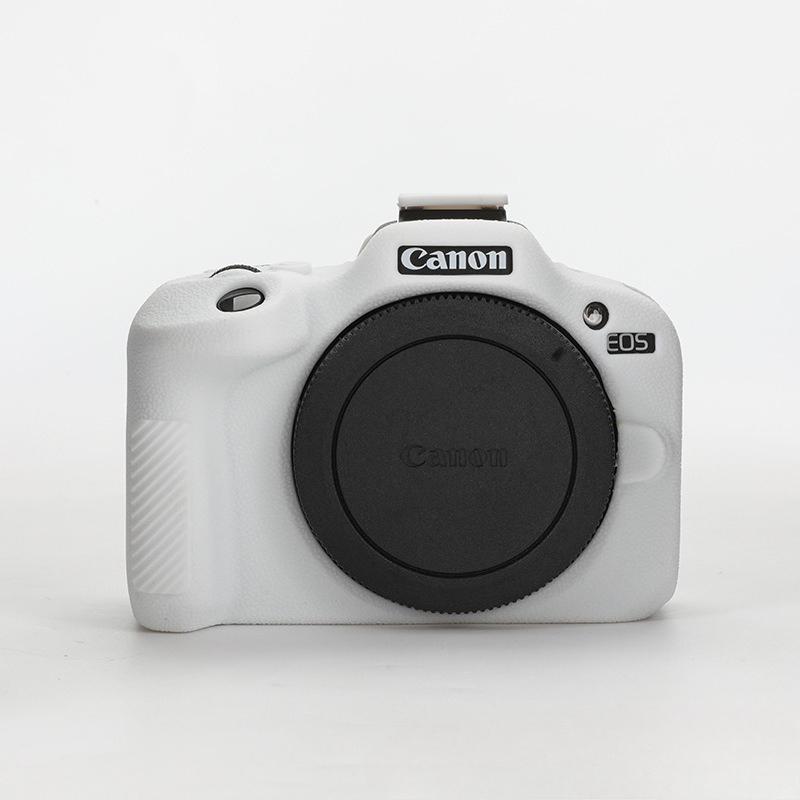 Silicone Case & Soft Shell Camera Pouch for Canon EOS R100 - Mirrorless Camera Protective Cover