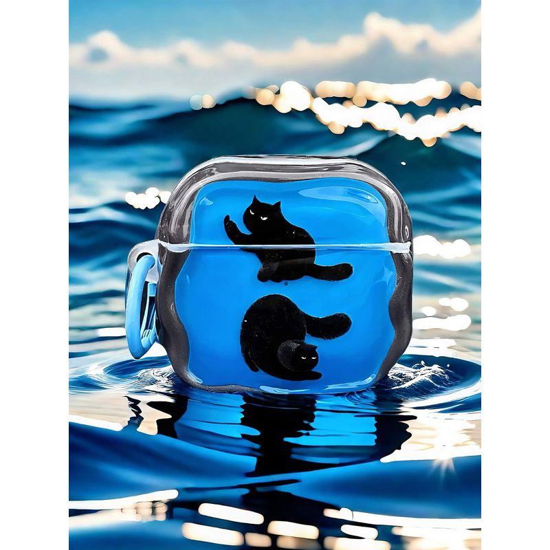 

Нишевый стиль Кошачьи наушники Украшения Беспроводные Bluetooth Apple Apple Airpods Pro Contrast Color expression cat