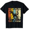 5 Jahre alter Dinosaurier 5. Geburtstag T-Rex Dino Fünf Saurus T-Shirt