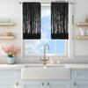 2 Panels Nordic Style Birch Tree Pattern Window Curtains - Artistic Home Decoration Curtains   All Season Decorative Curtains