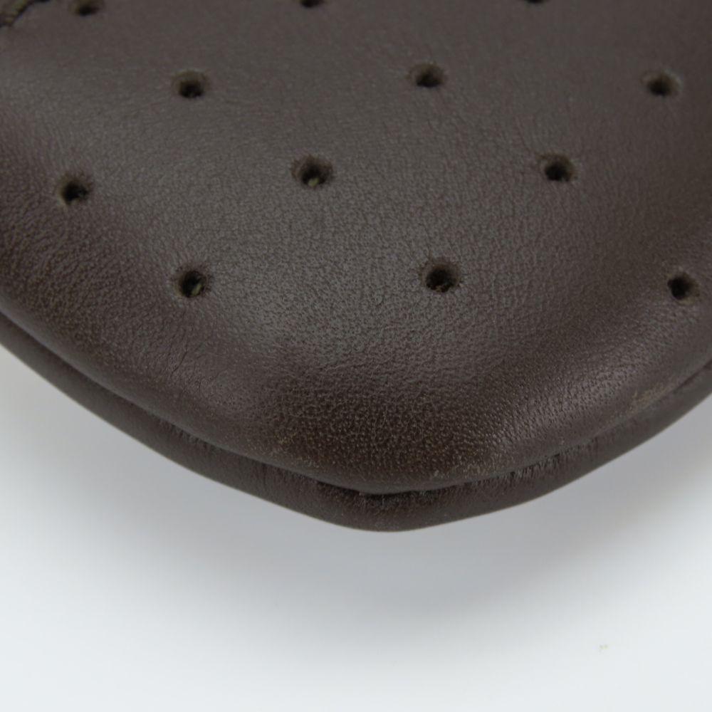 Used GUCCI Shoulder Bag 145857 GG canvas/leather beige Dark brown