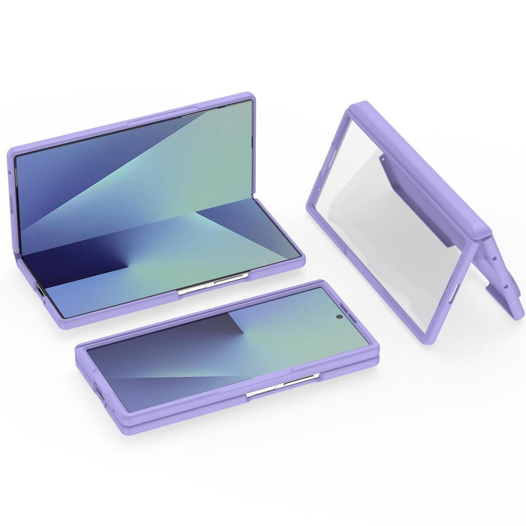 Samsung Z Fold7 Case with Spring Hinge and Frosted Finish