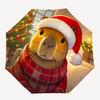 1pc Christmas Capybara Automatic Umbrella Durable Iron Frame & Plastic Handle, Gift for Men & Women, Sturdy Construction yy250902066
