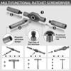 43in1 Ratchet Screwdriver Set Magnetic Screwdriver Repair Tools Set with Handle Multifunctional Screwdrivers for Assembly Repair