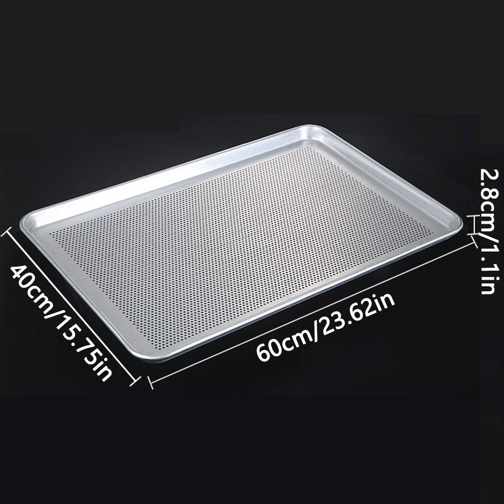 Rectangular Aluminum Zinc Zinc Alloy Baking Plate Rustproof Grill Steaming Tray Kitchen Baking Sheets  Food
