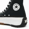 Converse Run Star Hi Schwarz Unisex Sneaker Weiß Gummi 166800C