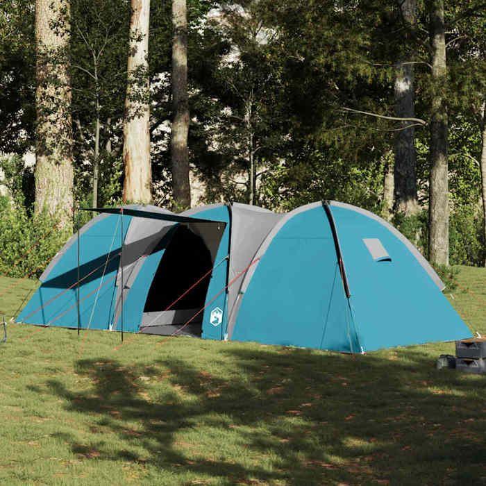 VidaXL Dome Family Tent 8 Person Blue Waterproof 4009429