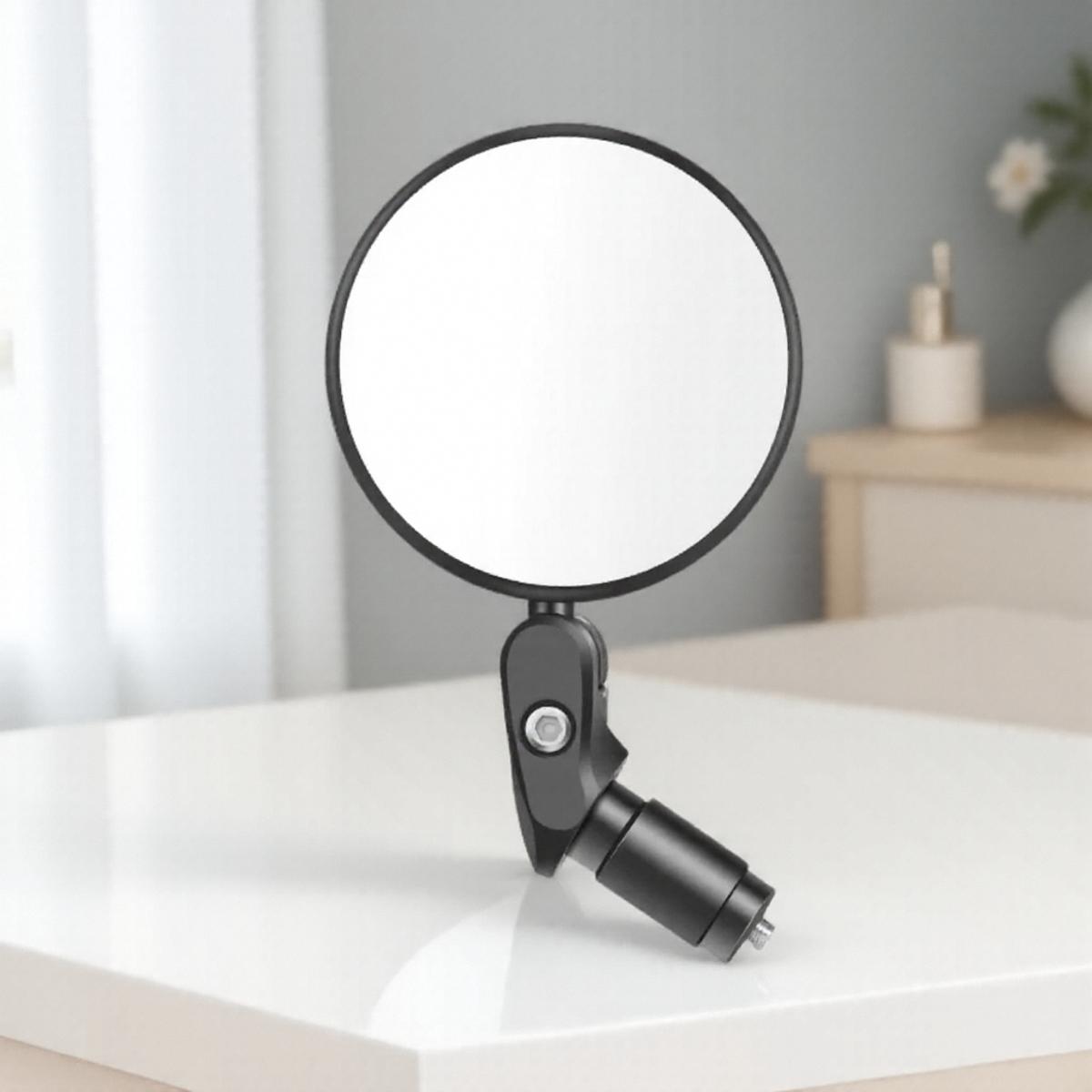 360 Degree Rotatable Adjustable Bike Rearview Mirrors for Cycling Bicycle Scooter Handlebar End чёрный