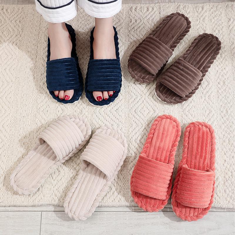 Women's Winter Warm Cotton Slippers for Home Women Shoes