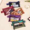 Change Storage Bag Mesh Coin Bags Lipstick Cosmetic Bag Retro Color Card Bag  Outdoor
