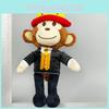 Steal A Brainrot Jandel Black Monkey Plush Toy With Red Hat Soft Cotton Collectible For Kids And Fans