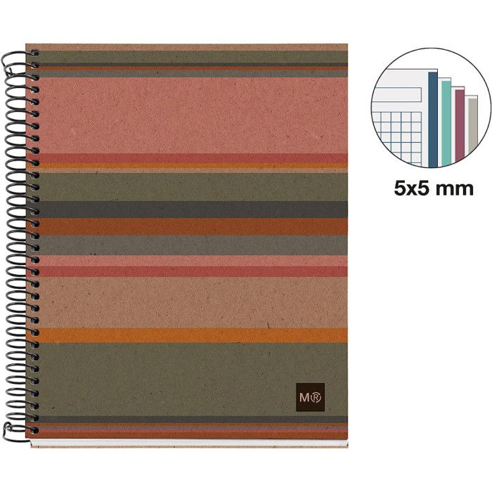 Carnet - miquelrius - mr6164 - a5 - 120 feuilles - papier recyclé 80 g/m²