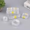 1 Pcs Plastic Dental Lab Box With Film Dentist False Tooth Case Box With Membrane Storage Boxes Denture Teeth Container Case