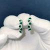 Lindon Mode Kupferlegierung Zirkon Schmuck Tropfenohrringe für Frauen Hochzeit Party Geschenke