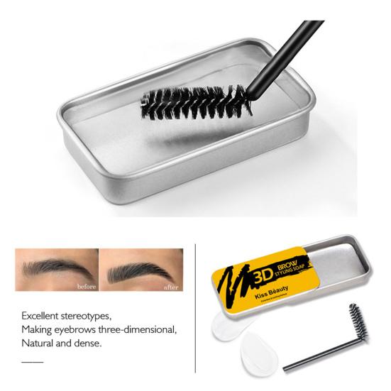 Long Lasting Waterproof Brow Setting Eyebrow Dyeing Cream with Brush Makeup Kit