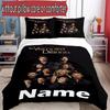 Set copripiumino 3 pezzi (1*Copripiumino + 2*Federe, Senza Nucleo), Set Biancheria da Letto Personalizzato con Nome e Motivo The Vampire Diaries, Regalo Decorazione Camera da Letto