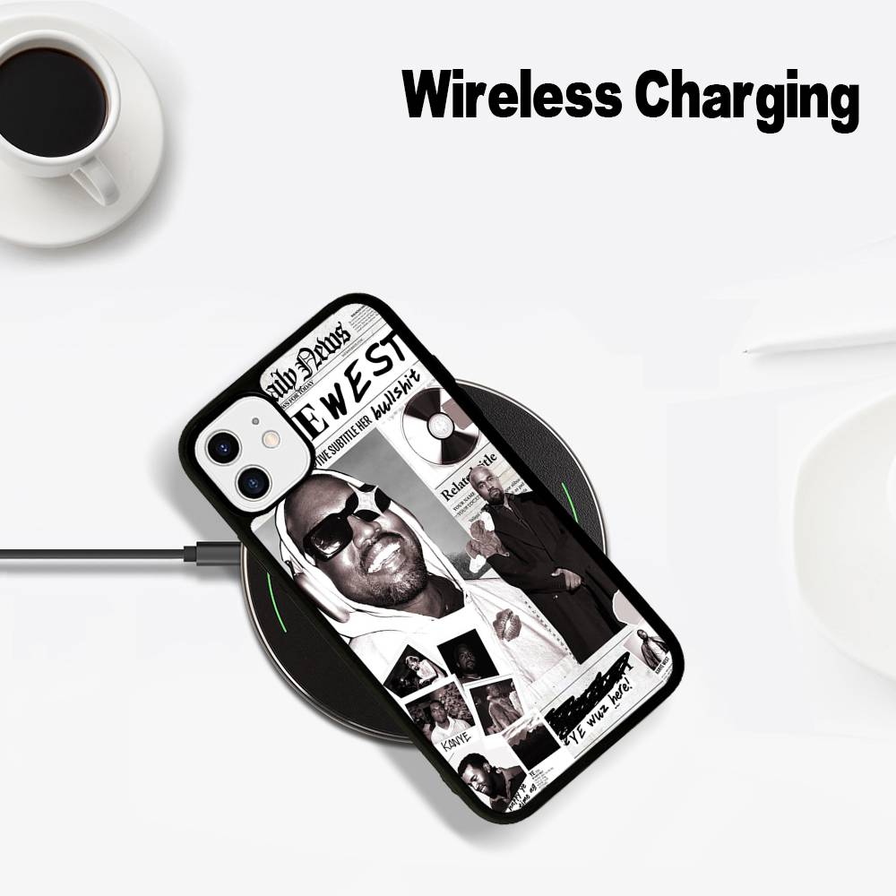 

Rapper K-Kanye W-West Y-Ye Phone Case Magesafe Magnetic Wireless Charge Case For IPhone 16 11 12 13 14 15 Pro Max Plus Mini iPhone 14 pro