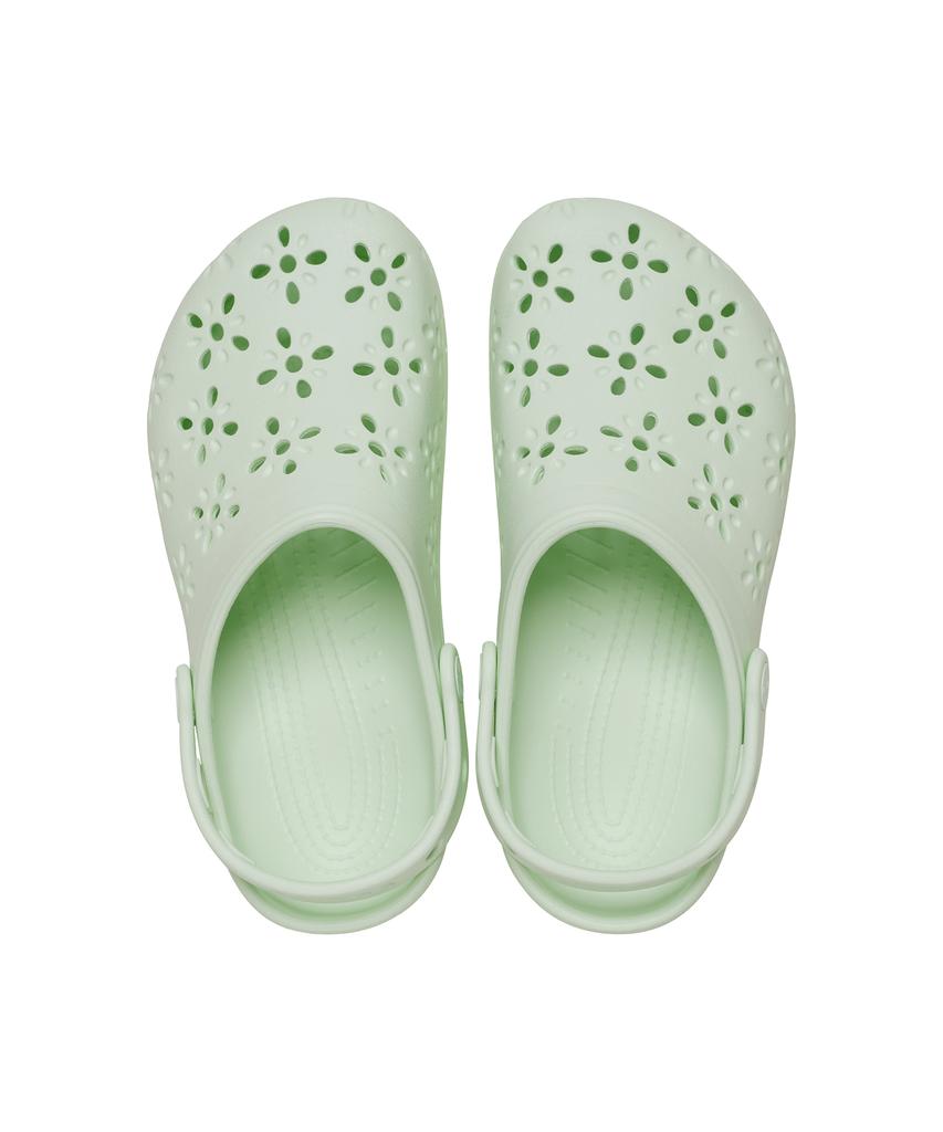Sabots Classiques Crocs à Découpes Florales - Teinte Jade / 210927-3Yh