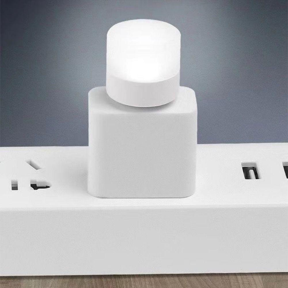 Warm White Mini LED Night Light Mini Size Mini Reading Light Eye Protection Lamp  Power outage