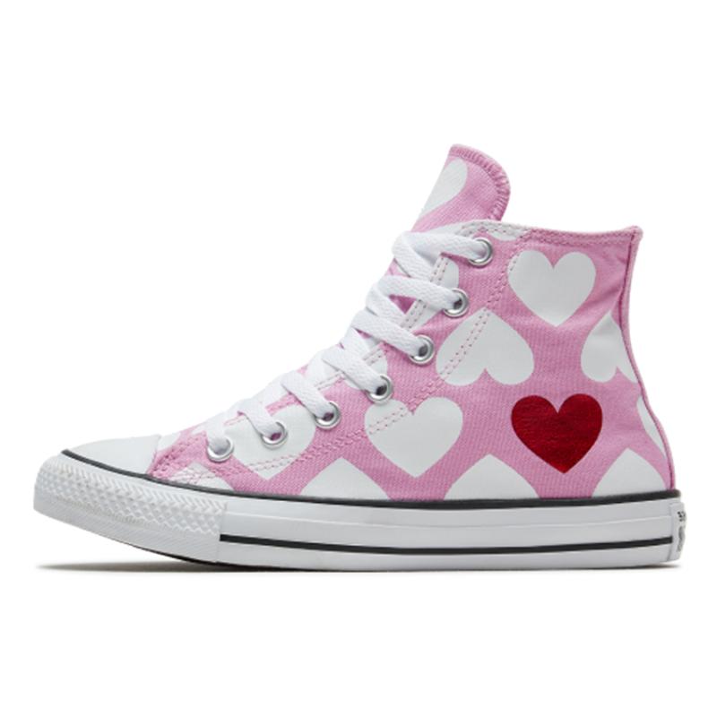 

Converse Chuck Taylor All Star Hi Модный Комфорт Высокие Кеды из Канваса Унисекс Розовый 35
