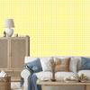 Geometric Rhombus Wallpaper Cream, Yellow and White 50x1000