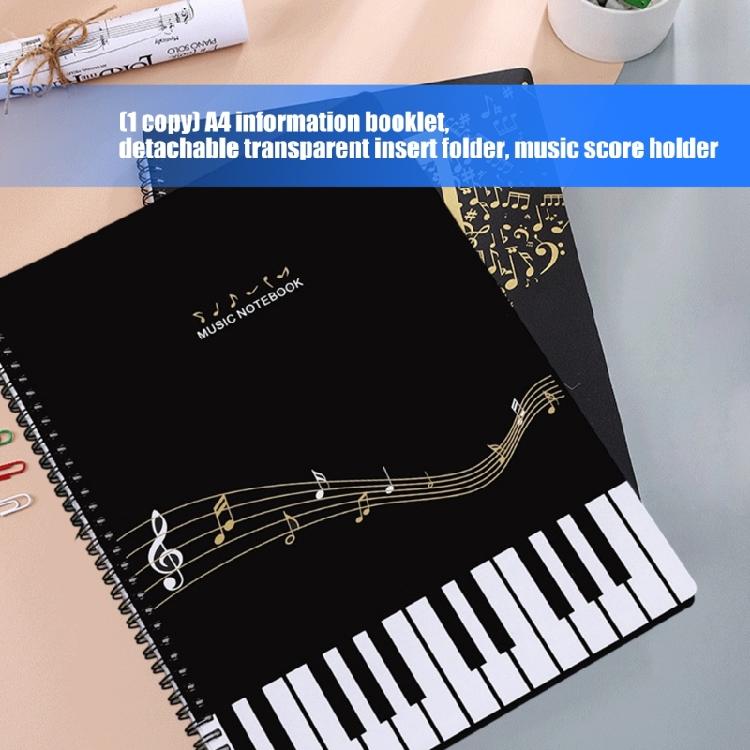 Fashion Plastic Sheet Music Organizer Office Document Holder Certificate Organizer Perfect for Rehearsals Performances