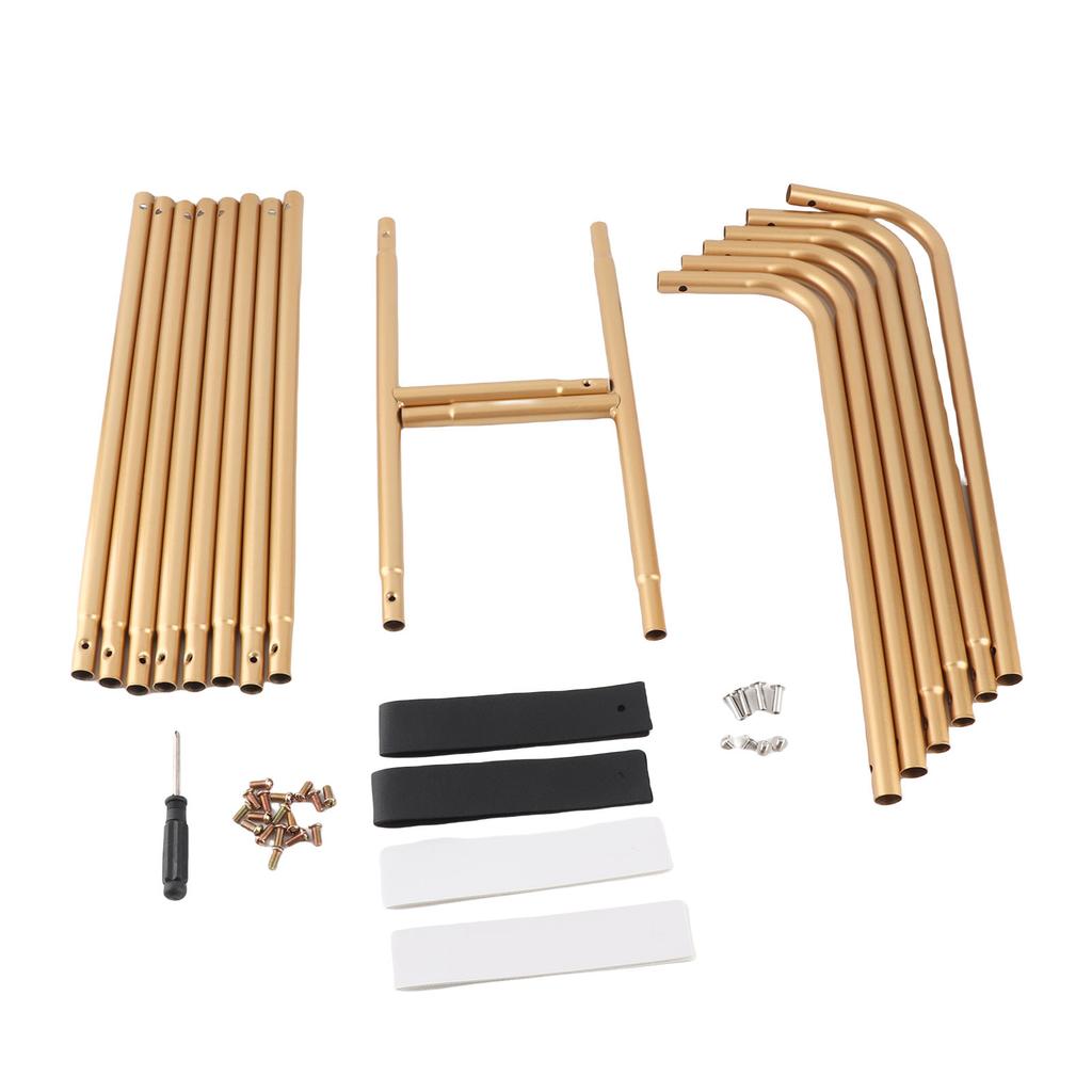 Wedding Sign Holder Carbon Steel Heavy Duty Metal Easel Sign Stand with 4 PU Leather Straps   Height
