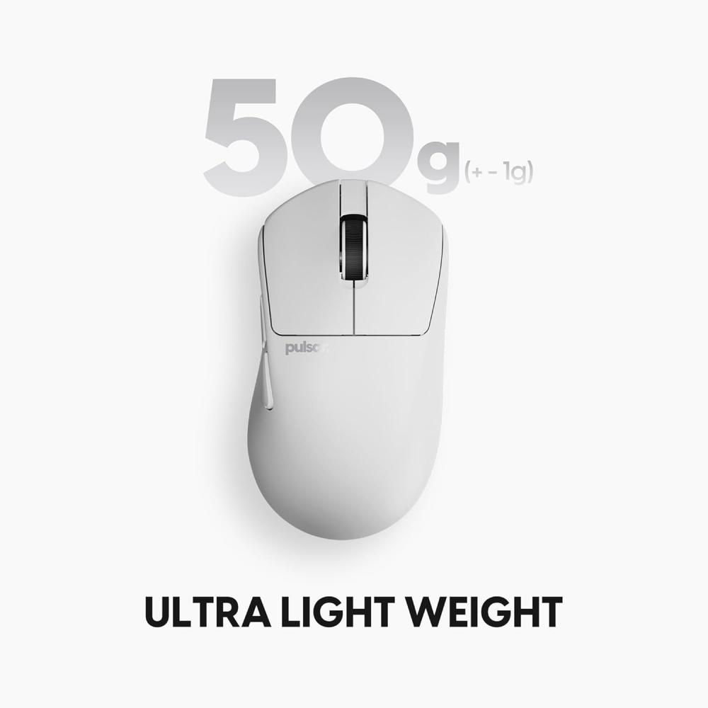 Pulsar Gaming Gears X3 Mini Wireless Gaming Mouse Ultra Lightweight 50g 1ms 3200