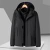Three-in-one Outdoor Hooded Jacket Jacket for Men In Autumn and Winter, Two-piece Windproof and Warm Men's Clothing