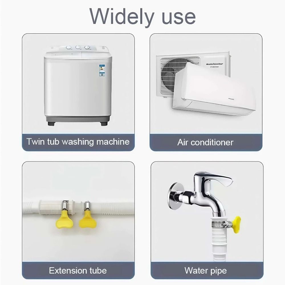 White Air Conditioner Drain Hose Thickened Extension Pipe New Drainpipe