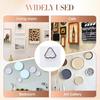 10/20/30Pcs Invisible Adhesive Plate Hangers Strong Load-bearing Easy to Install Wall Plate Hangers Picture Hanging Vertical Hooks