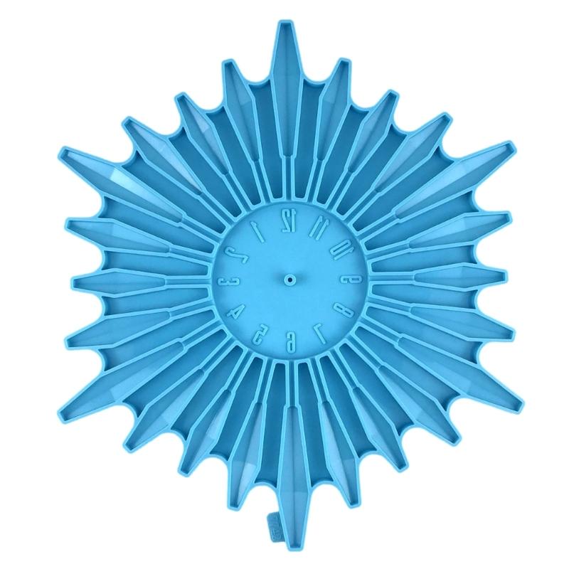 Clock Resin Molds Large Number Clock Silicone Mold Epoxy Casting Mold for DIY Crafts Home Decor Wall Art Clock Making