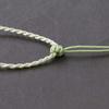 High-End Unisex Peace Buckle Jade Pendant Necklace with Red Rope, Ultra-Thin Style