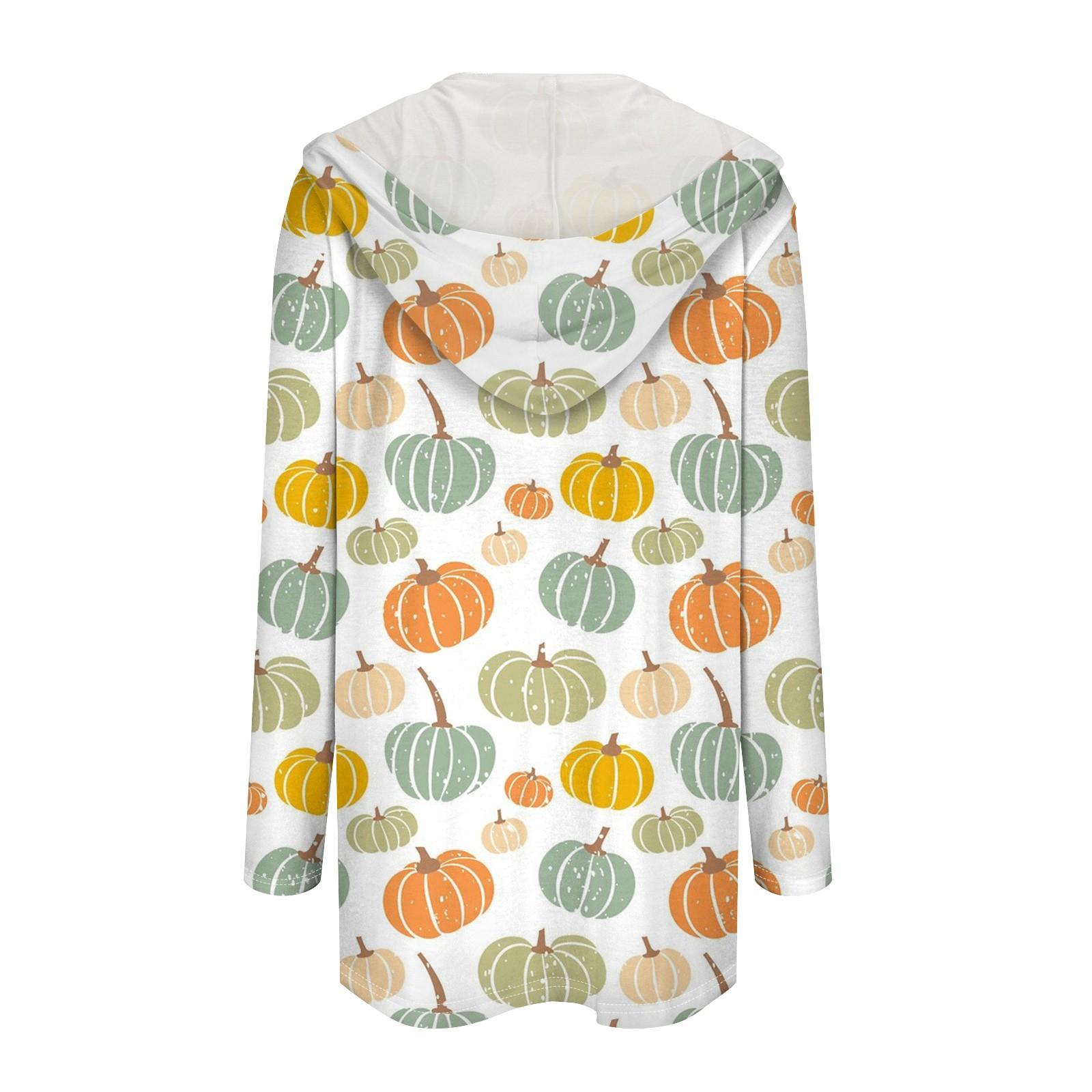 Длинный рукав женский ретро принт легкий и тонкий капюшон топ легкий куртка кардиган — фото 4