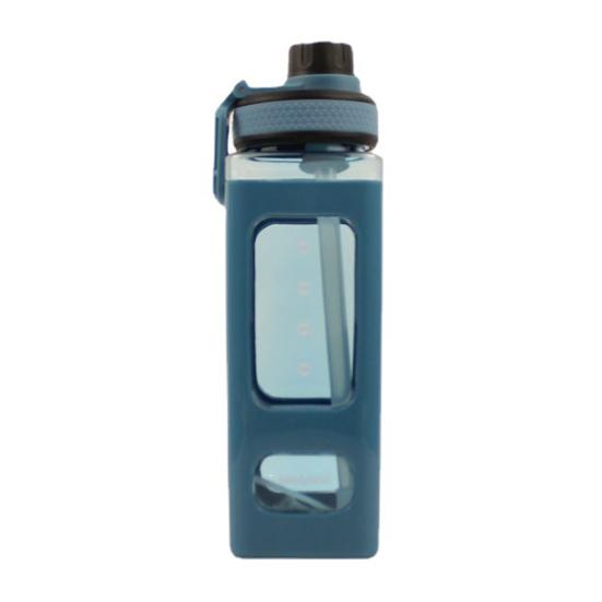 700ml/900ml Water Cup Food Grade Leak-proof Plastic All-Purpose Juice Beverage Water Straw Cup Home