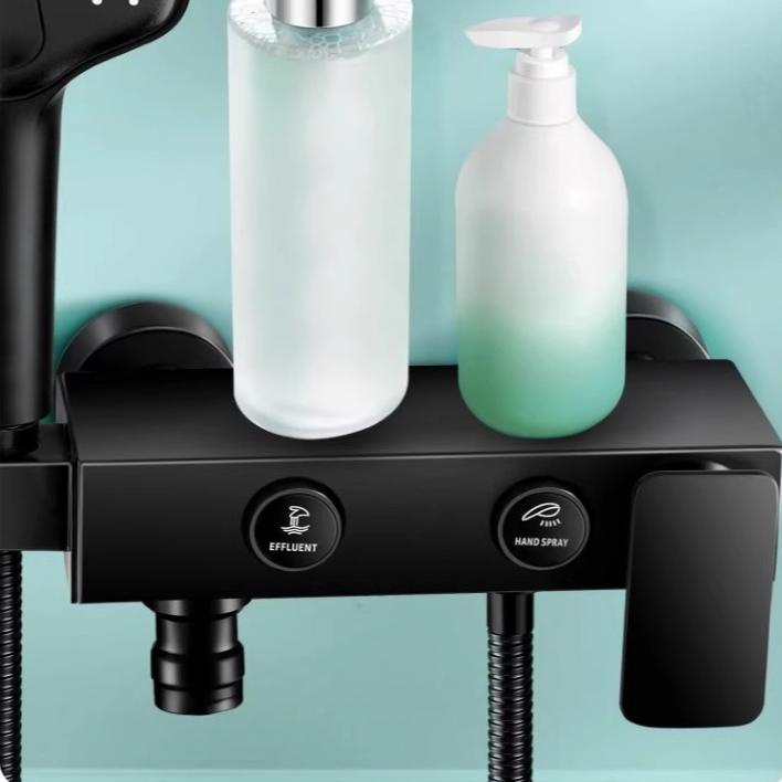 Einfache Mischbatterie Badewannenarmatur Badezimmer Kalt- und Warmwasserarmatur für Badewanne Druckverstärktes Duschkopf-Set