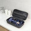 Travel Organiser Bag for Hair Dryer and Styling Tools Features Expandable Mesh Pouch Compactly