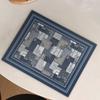 Quick Dry Rural Floral Dinner Mat Non-slip Kitchen Drain Mat Heat Insulation Mat  Home Decor