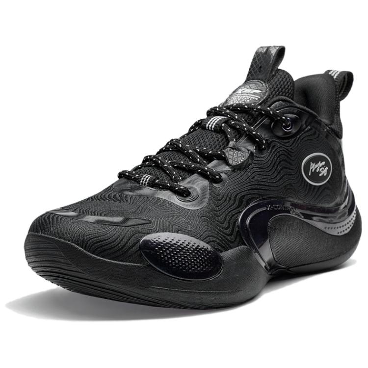 Xtep Wind 3 Essential Comfortable Fashion Durable Breathable Low-Top Basketball Shoes Men sneaker Black 976419120003