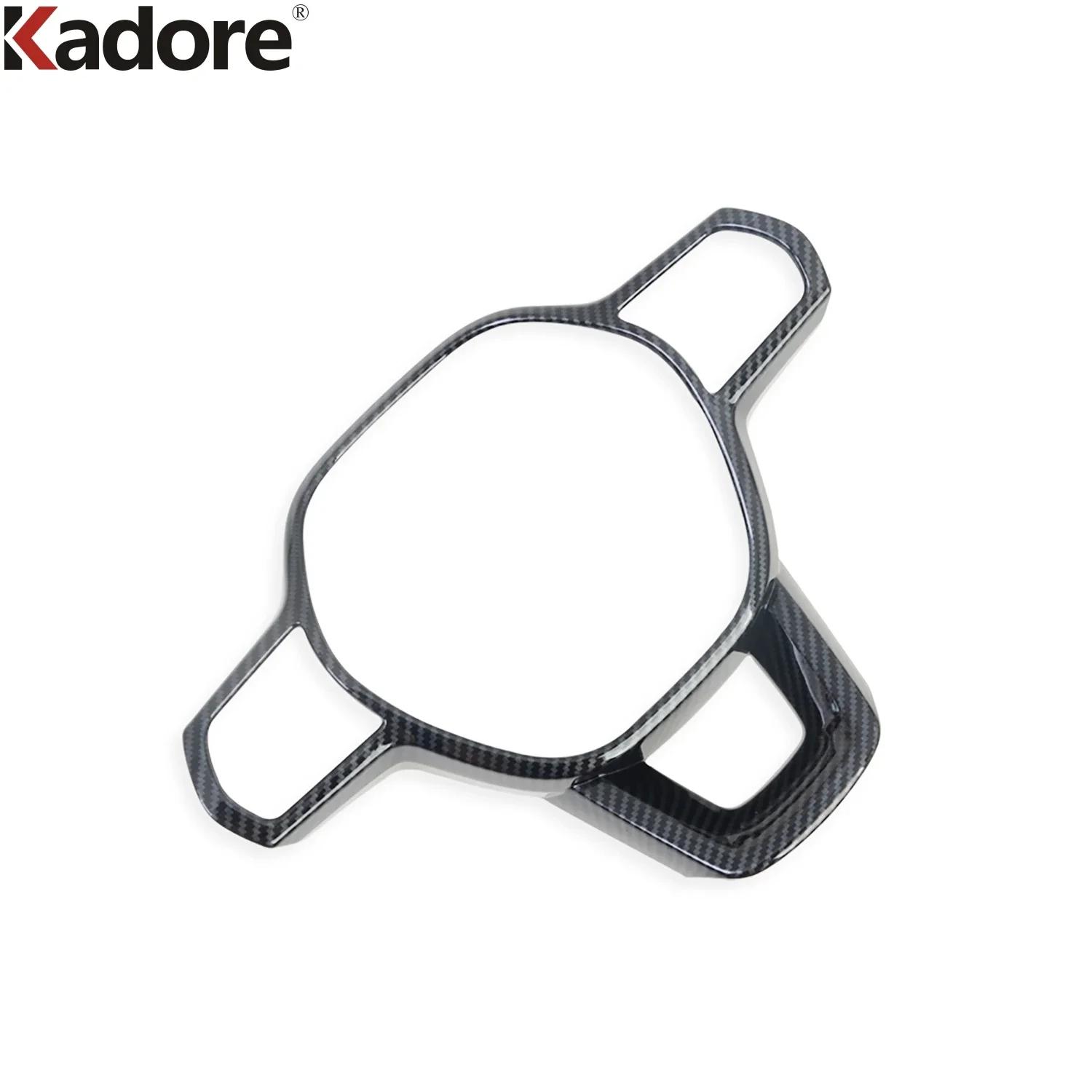 

For Honda Civic Integra Sedan 2024 Carbon Fiber Car Steering Wheel Panel Cover Trim Interior Mouldings Accessories Carbon Fiber Color