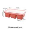 Lid-Covered Quick-Freeze Silicone Ice Cube Tray
