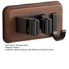 Mop And Broom Holder Heavy Duty Broom Storage Rack Wood Mop Organizer Self Adhesive Mop And Broom Hanging Rack for Bathroom Balcony Cleaning Tools